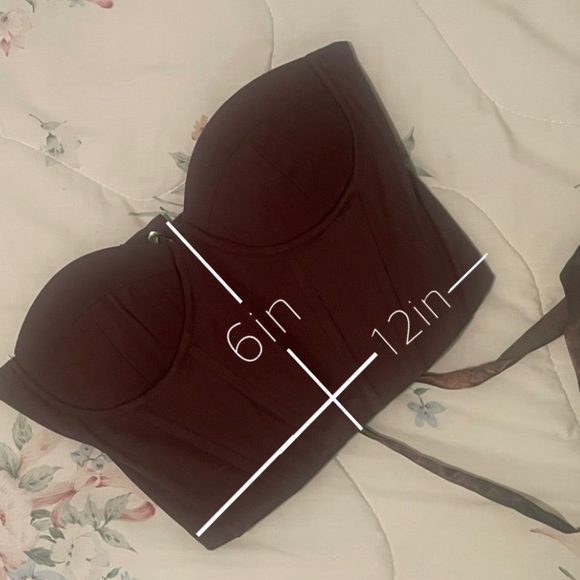 Strapless lace up bustier - Picture 5 of 5